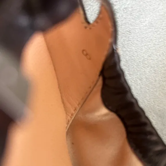 Brown Tod’s Leather Ballerina Flats
