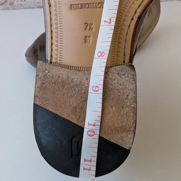 Bruno Magli Brown Leather Oxford Shoes