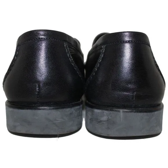BRUNO MAGLI Renegade Black Leather Loafer 9.5 Wide