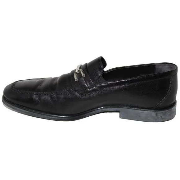 BRUNO MAGLI Renegade Black Leather Loafer 9.5 Wide