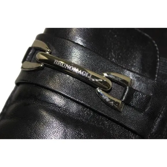 BRUNO MAGLI Renegade Black Leather Loafer 9.5 Wide