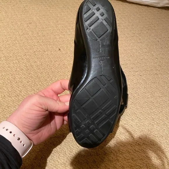 Burberry - EU /38 - Black patent leather ballet flats