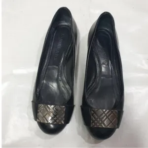 Burberry - EU /38 - Black patent leather ballet flats