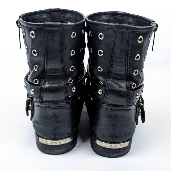 BURBERRY - Flat Boots Moto Brit Biker Jude Size EU 40