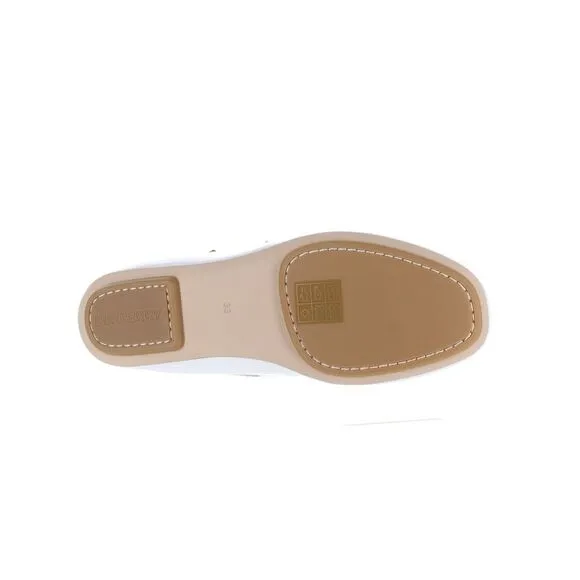 Burberry Girls Jesse White Flats EUR 33 Medium (B, M)