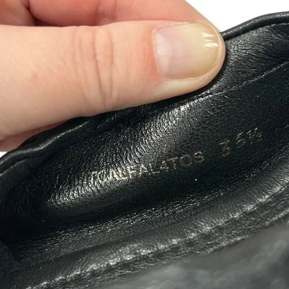 Burberry Heritage House Check Shipley Leather Ballet Flats Womens 36.5 / US 6.5