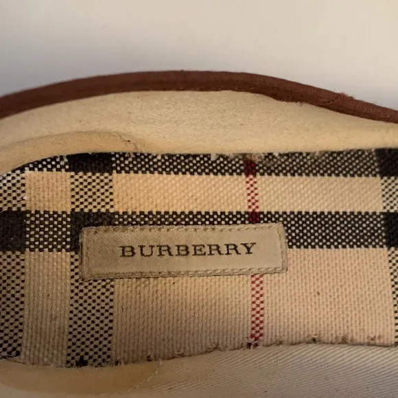 Burberry Nova check Canvas Espadrille Shoes Sz 38