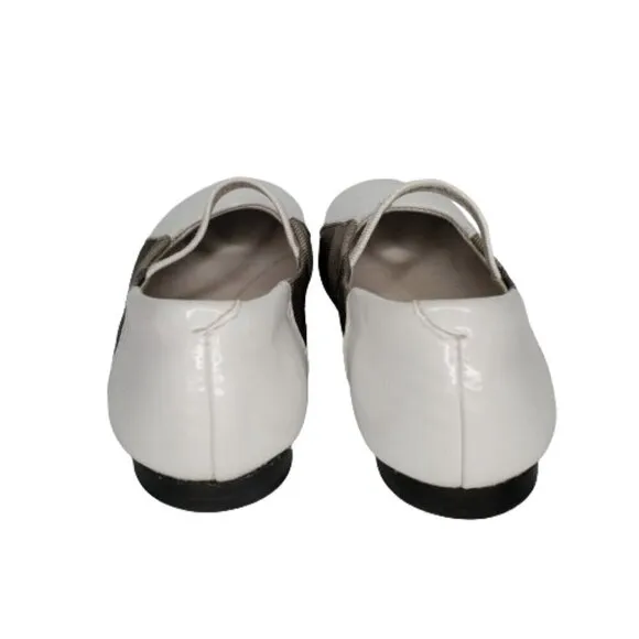 Burberry Nova Check Patent Leather Ballet Flats
