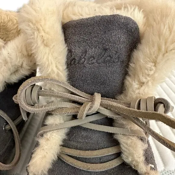 Cabela’s | Size 7 Grey Slipper Moccasins Boots Lace Up Suede Outdoors Casual