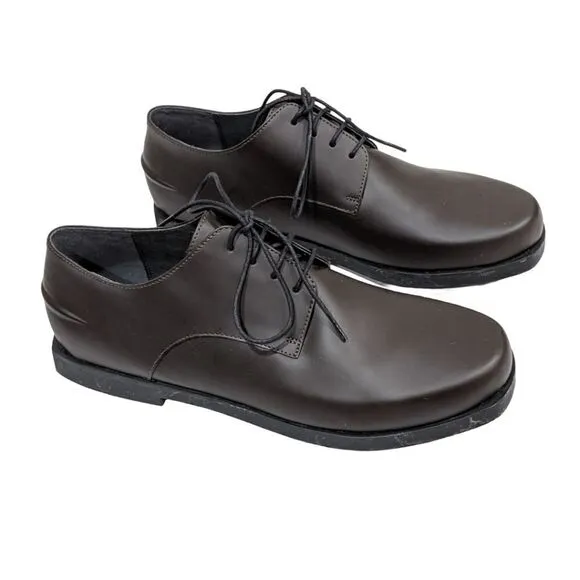 Camper Mortimer Men's Brown Leather Lace-up Casual Shoes - Euro 46, US 13