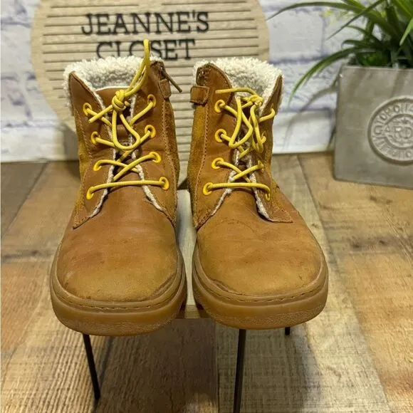 Camper KidsKiddo faux-shearling lined boots