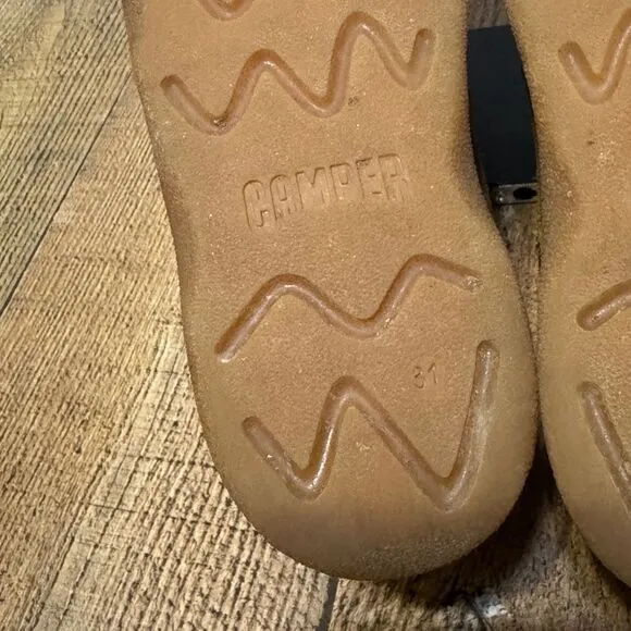 Camper KidsKiddo faux-shearling lined boots