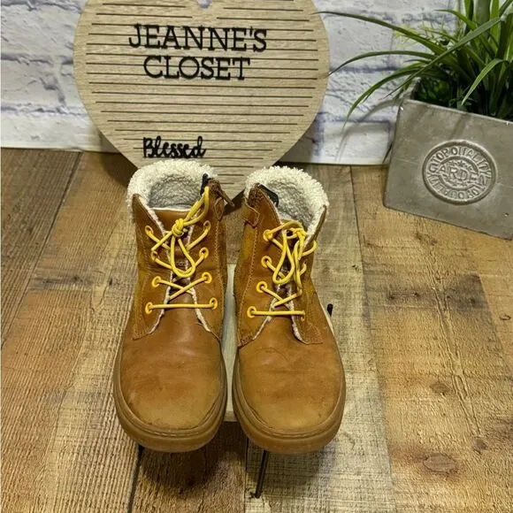Camper KidsKiddo faux-shearling lined boots