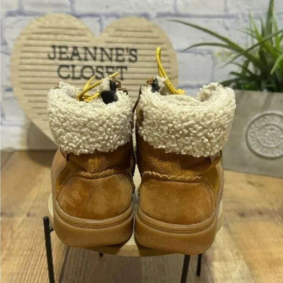 Camper KidsKiddo faux-shearling lined boots