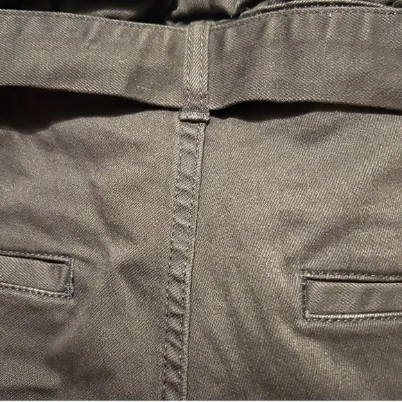 Candace Cameron Bure Pacific Washed Black Denim Paperbag Ruffle Waist Jean Sz 8
