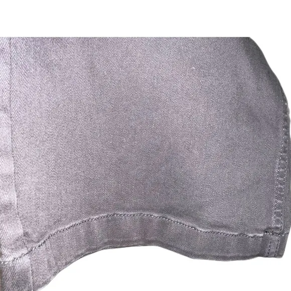 Candace Cameron Bure Pacific Washed Black Denim Paperbag Ruffle Waist Jean Sz 8