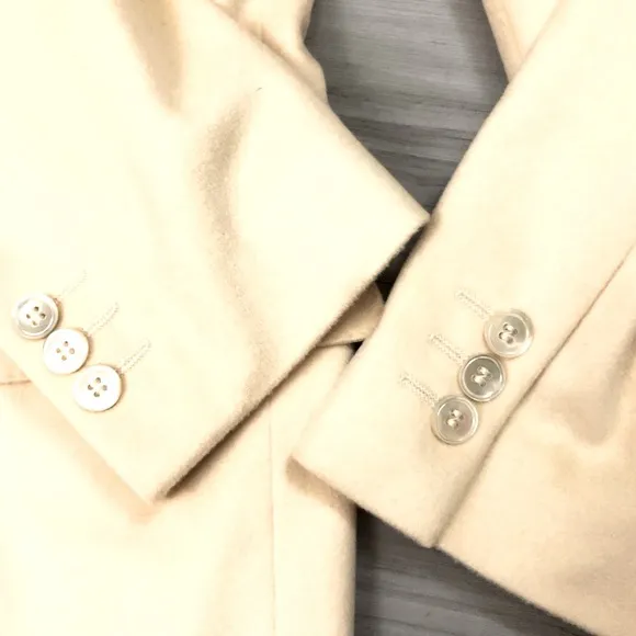 Cashmere Men's Suit Jacket EUC, Easter, Vtg, Cream, Quiet Luxury, Unisex, M/L