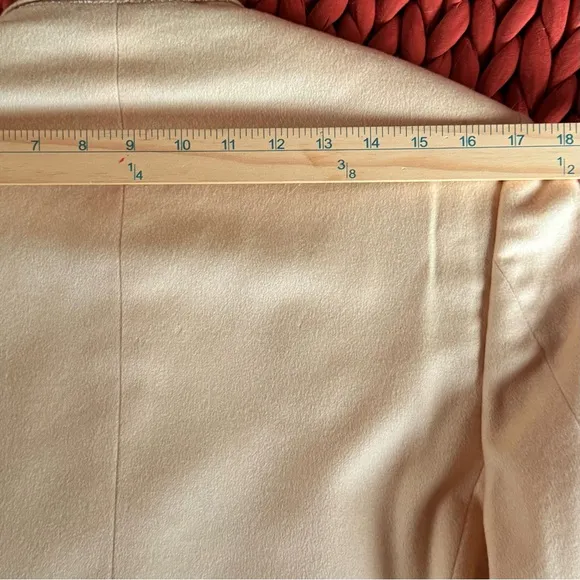 Cashmere Men's Suit Jacket EUC, Easter, Vtg, Cream, Quiet Luxury, Unisex, M/L
