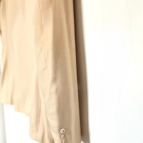 Cashmere Men's Suit Jacket EUC, Easter, Vtg, Cream, Quiet Luxury, Unisex, M/L