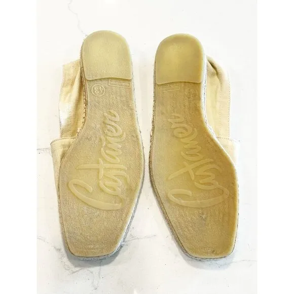 CASTAÑER Men's Pablo Espadrille Canvas in Tan - Sz EU 43 (9.5)