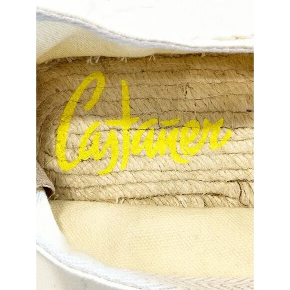 CASTAÑER Men's Pablo Espadrille Canvas in Tan - Sz EU 43 (9.5)