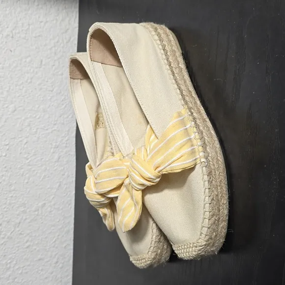 Castañer Women's Kay Striped Bow Espadrille Flats