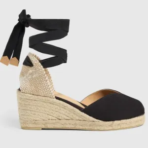 Castaner Sz 9 (40) Carina Espadrille Wedges with Ankle Wrap • NEW!