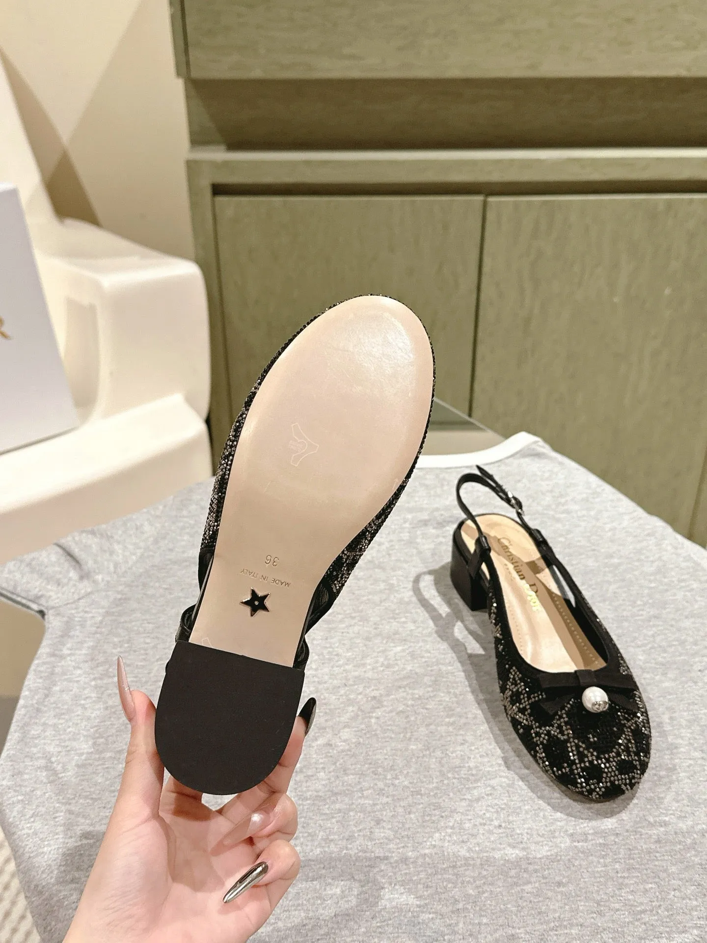 CD 25 Slingback Sheepskin 242018