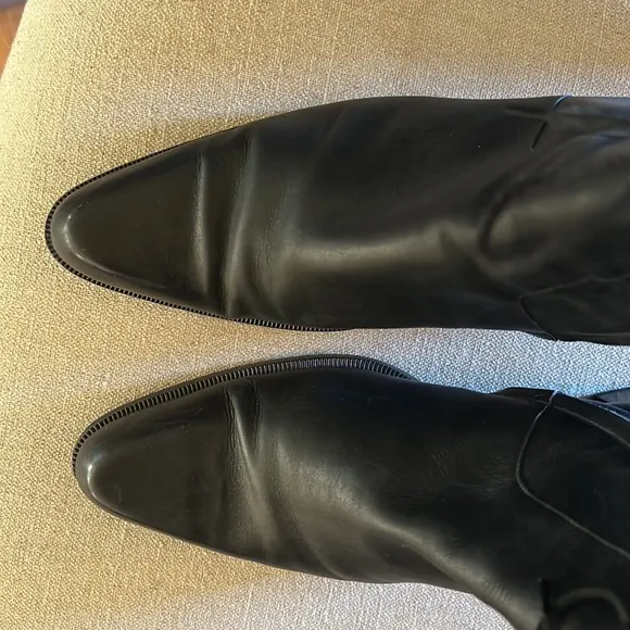 Cesare Paciotti Women’s Leather Heeled Boots Black Size 8.5-9 (40)