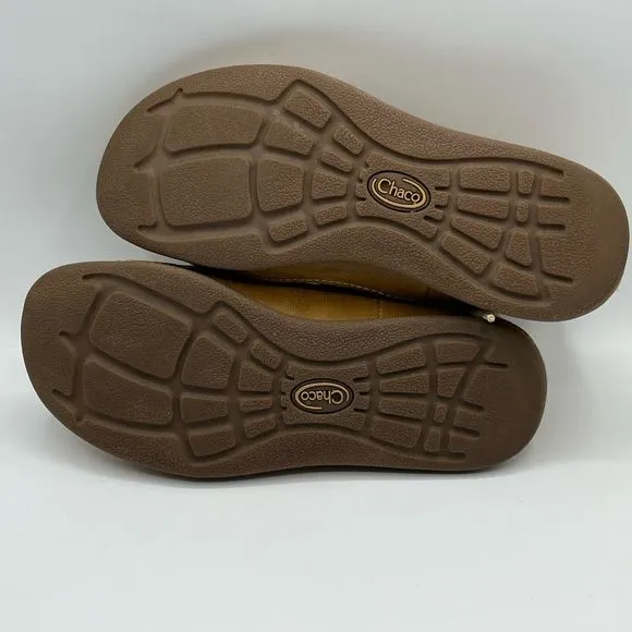 Chaco Womens Pineland‎ Chukka Boots Beige Leather Ankle Flat Heel Lace Up 7 M