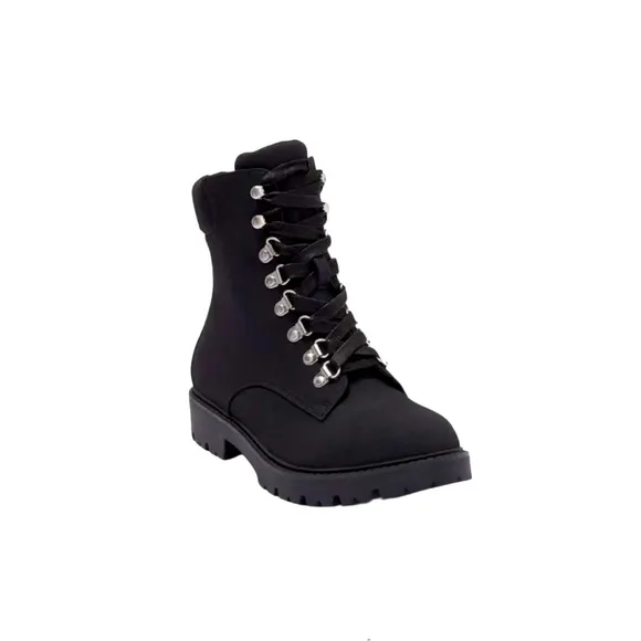 Charles by charles david randy bootblack combat boots size 9 NWOT