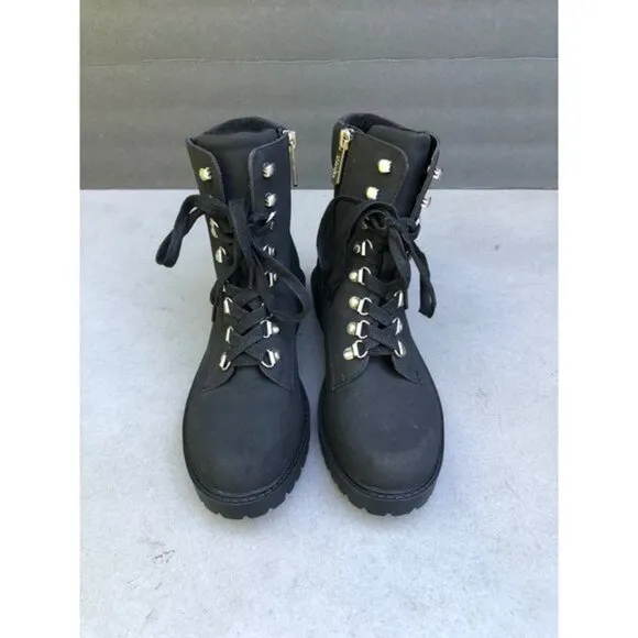 CHARLES BY CHARLES DAVID Women black combat boots size 7