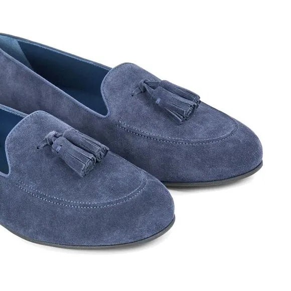 Charles Philip Blue Calfskin Men's Loafer