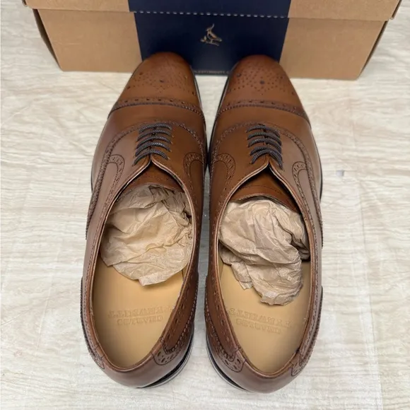 Charles Tyrwhitt Leather Oxford Brogue Shoes - M12