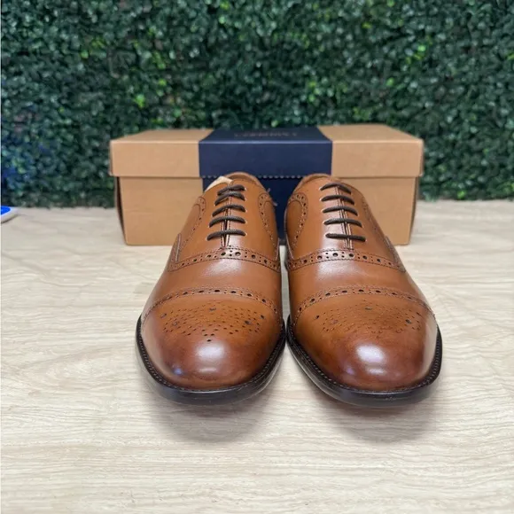 Charles Tyrwhitt Leather Oxford Brogue Shoes - M12