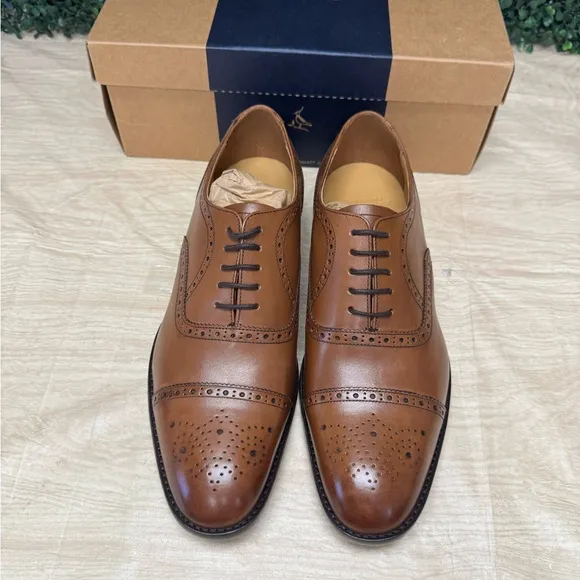 Charles Tyrwhitt Leather Oxford Brogue Shoes - M12