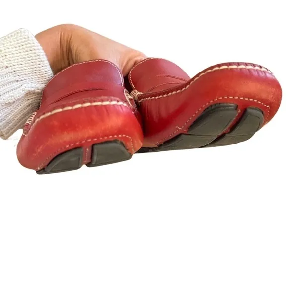 Chester &amp; Peck Moccasins Shoes Pump Slip on Leather Made in Italy Men’s Size 44