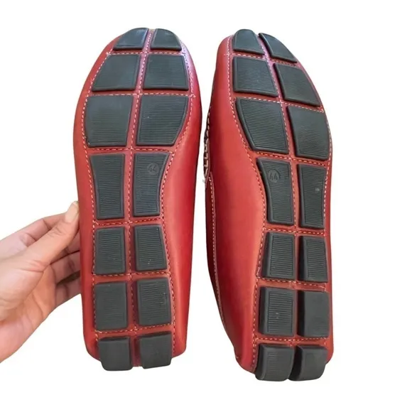 Chester &amp; Peck Moccasins Shoes Pump Slip on Leather Made in Italy Men’s Size 44