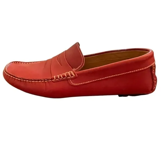 Chester &amp; Peck Moccasins Shoes Pump Slip on Leather Made in Italy Men’s Size 44