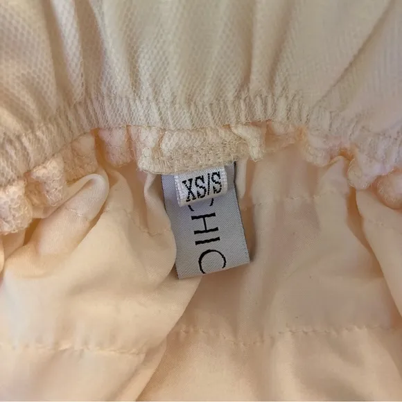 CHICWISH Swan Cloud Cream Tulle Ruffle Tiered Maxi Skirt