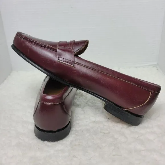 Chippewa Alec Eagle Womens penny loafer Size 10B Burgundy leather Upper Leather