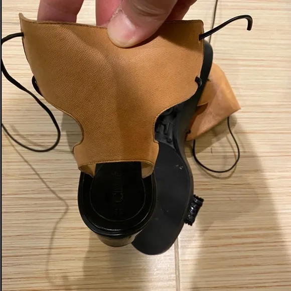 Chloe Leather Top Flats