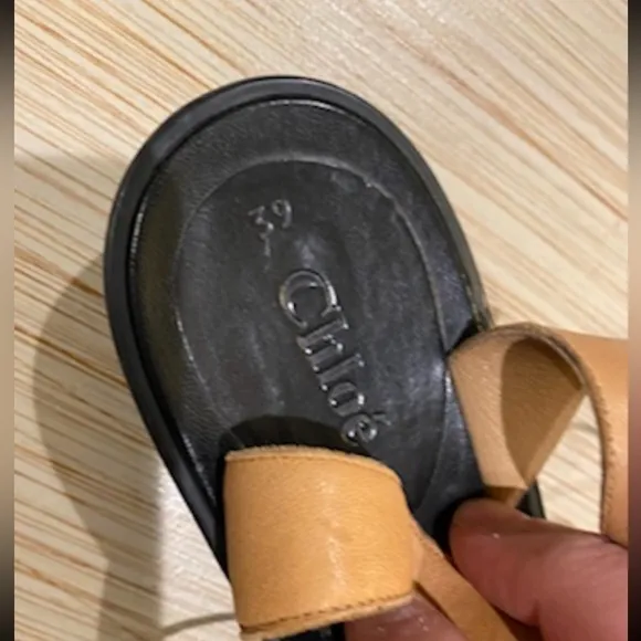 Chloe Leather Top Flats
