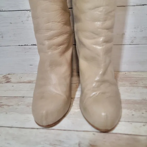 Chloe tall leather heeled riding boots