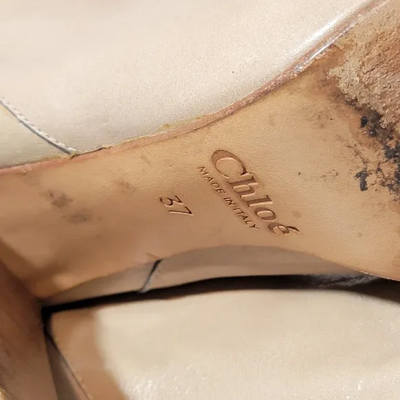 Chloe tall leather heeled riding boots