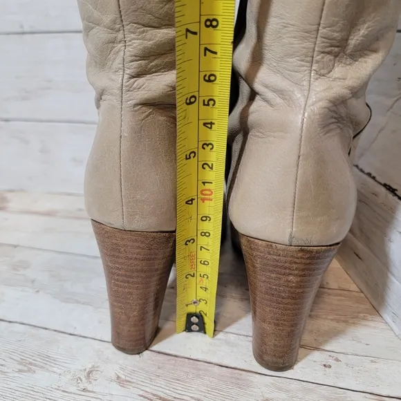 Chloe tall leather heeled riding boots