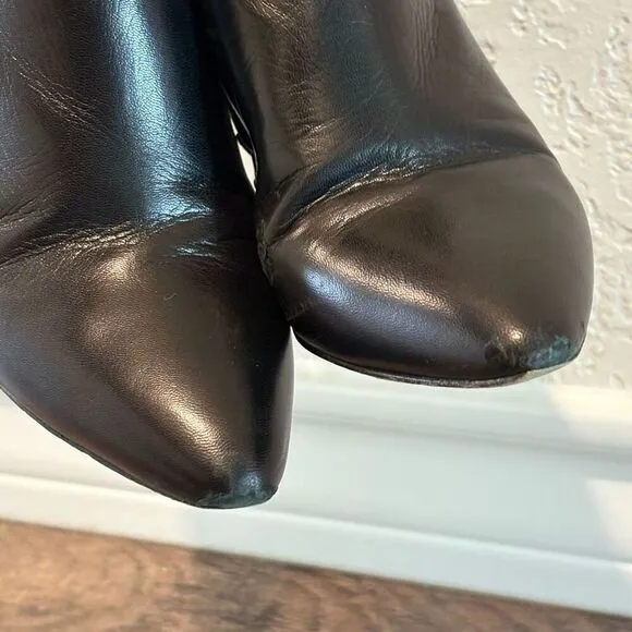 Chloe Size 35.5 Boots Leather Black