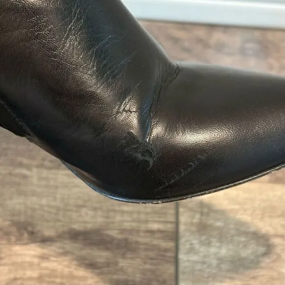 Chloe Size 35.5 Boots Leather Black