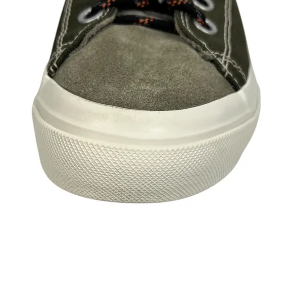 Chrome Industries Sneakers Canvas Kursk Low Top Shoes Mens 9 Olive Green Suede