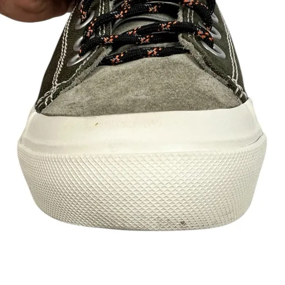 Chrome Industries Sneakers Canvas Kursk Low Top Shoes Mens 9 Olive Green Suede